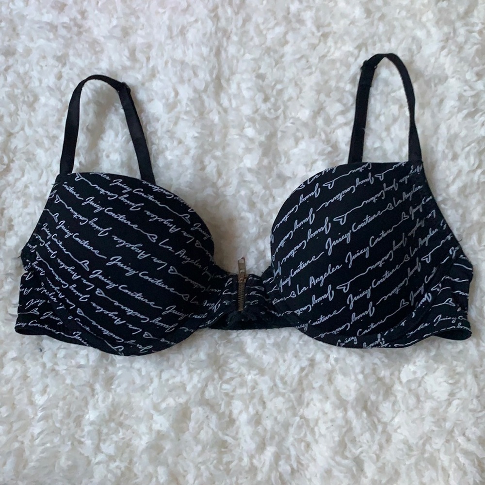 Juicy Couture Push Up Bra Black 34B
